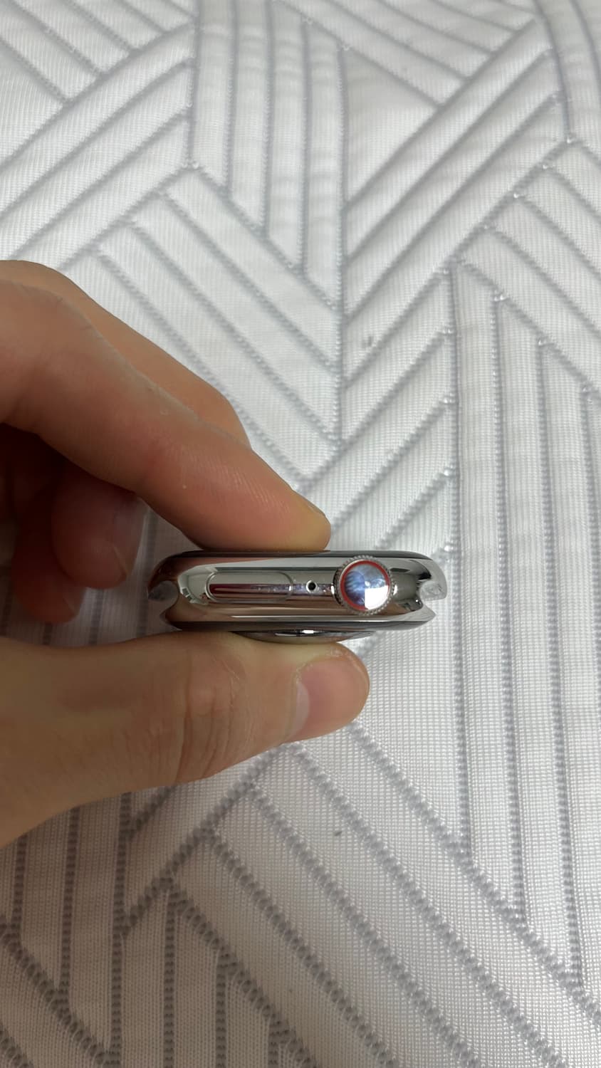 애플워치9 스테인리스 실버 41mm (gps+cellular) 상품이미지4