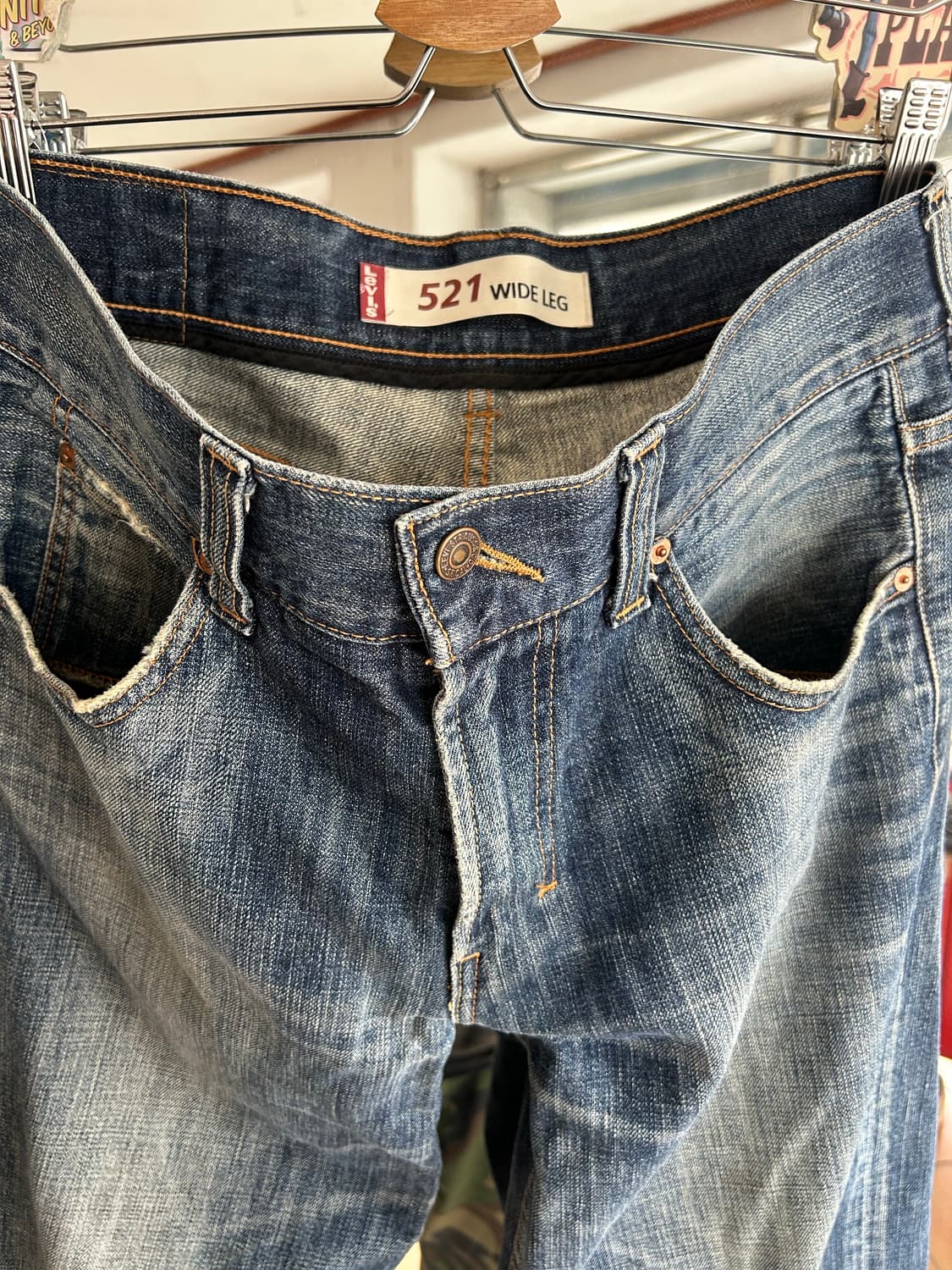 00‘s 리바이스 521 와이드레그 32in 상품이미지2