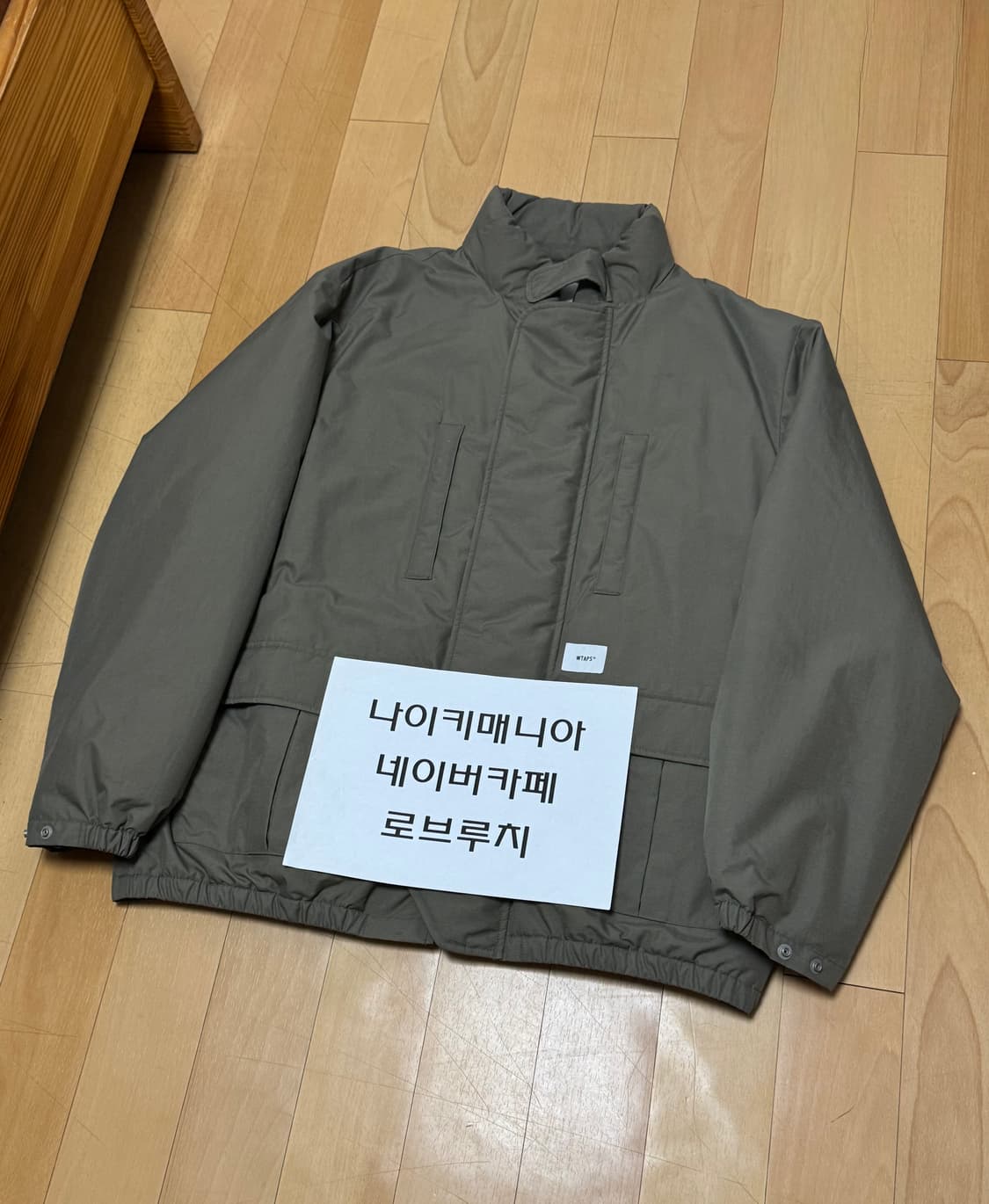 [XL] 더블탭스 MC 자켓 올리브 20AW 상품이미지5