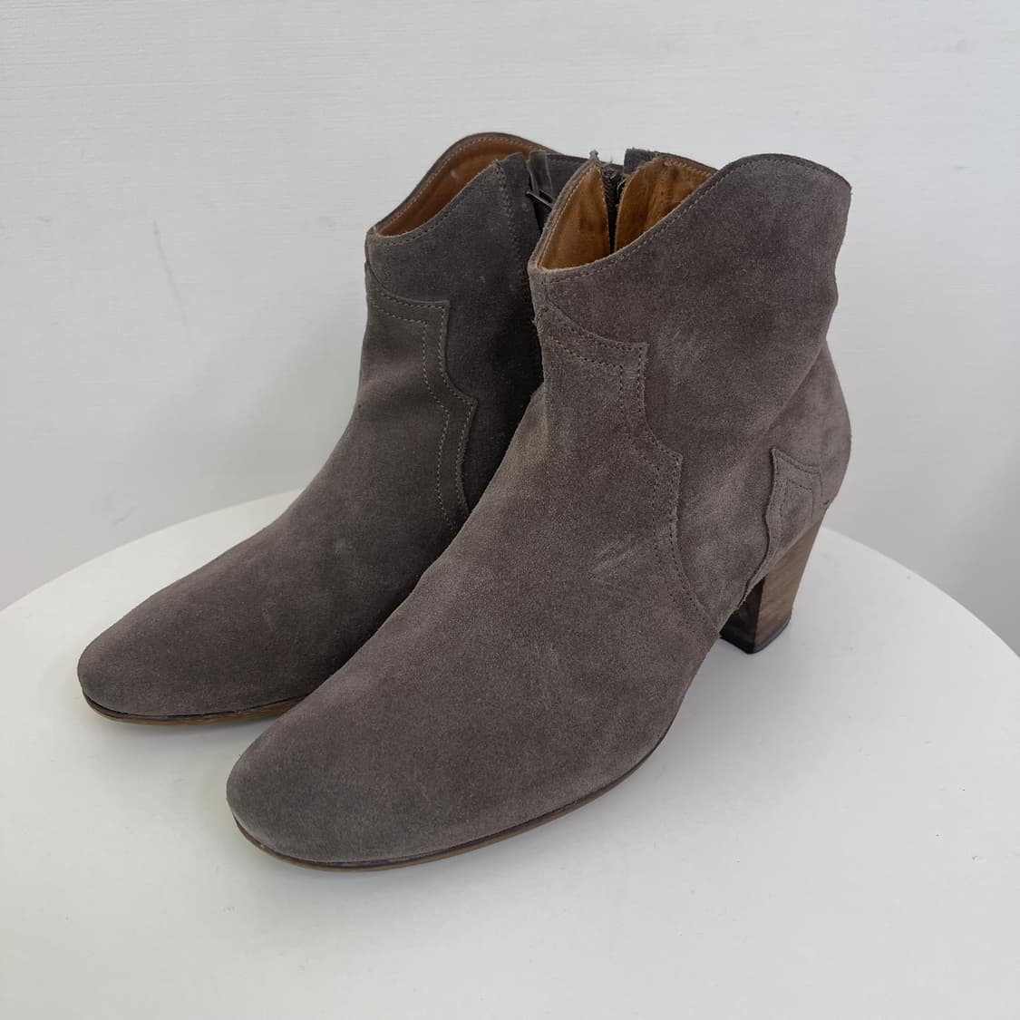 이자벨마랑 웨스턴 스웨이드 앵글 부츠 38 (240) 상품이미지2