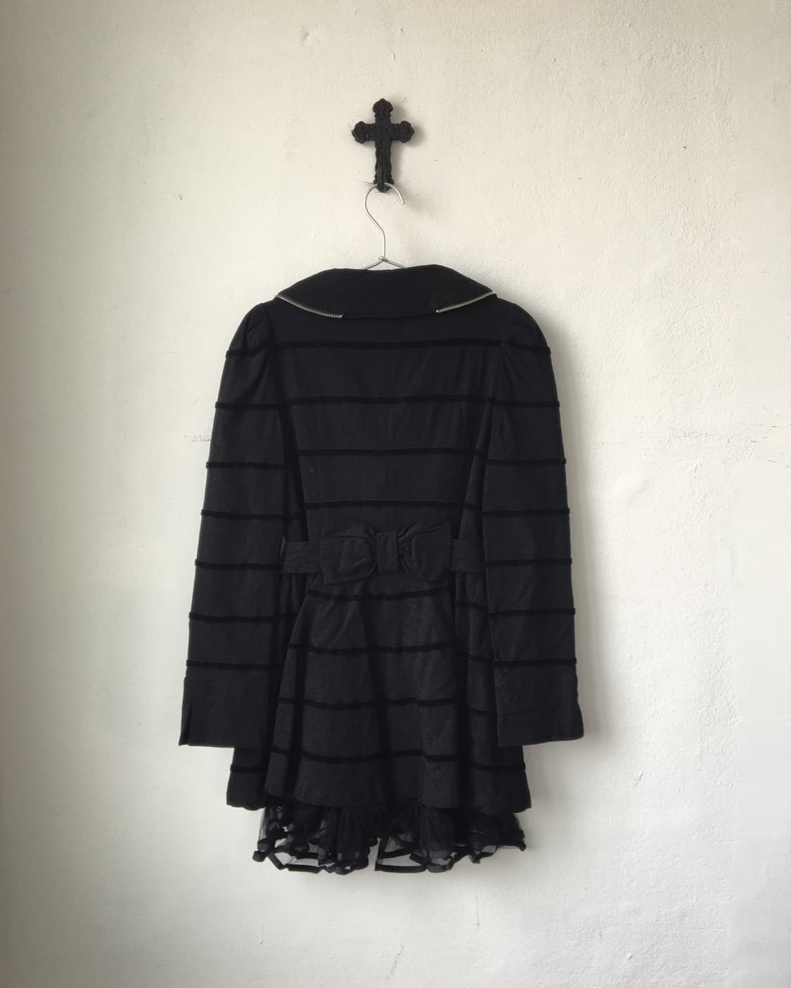 Stripe pattern gothic mood jacket 상품이미지3