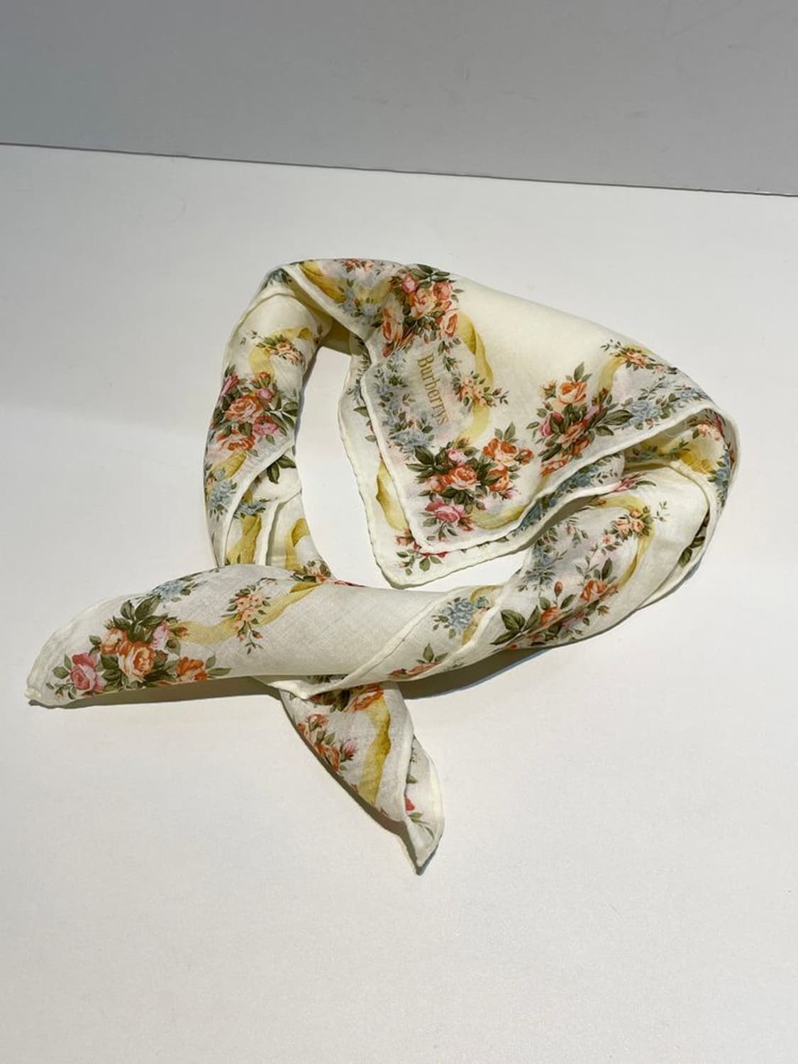 버버리 00s 시그니처 재팬 체크 쁘띠 반다나 손수건 A1213 상품이미지1