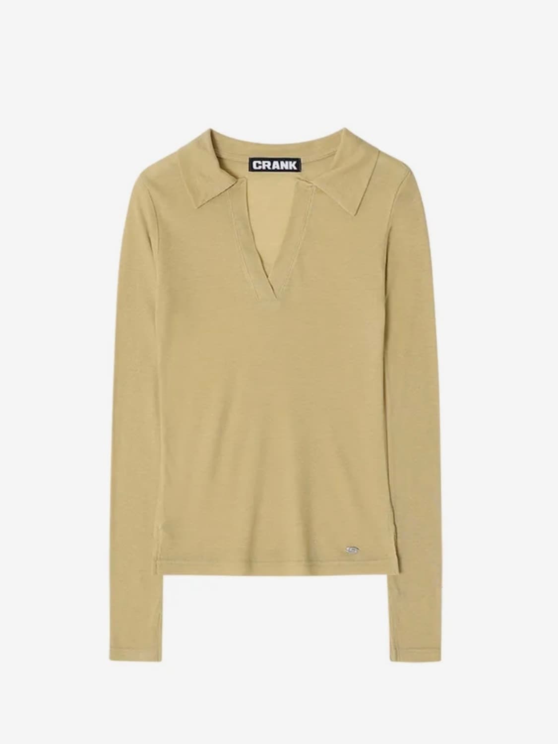 Crank 크랭크 시어 카라 탑 옐로우 상품이미지2