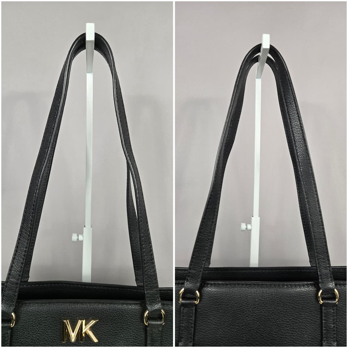 마이클코어스 실비아 미디움 레더 토트백 숄더백 가방 블랙 상품이미지9