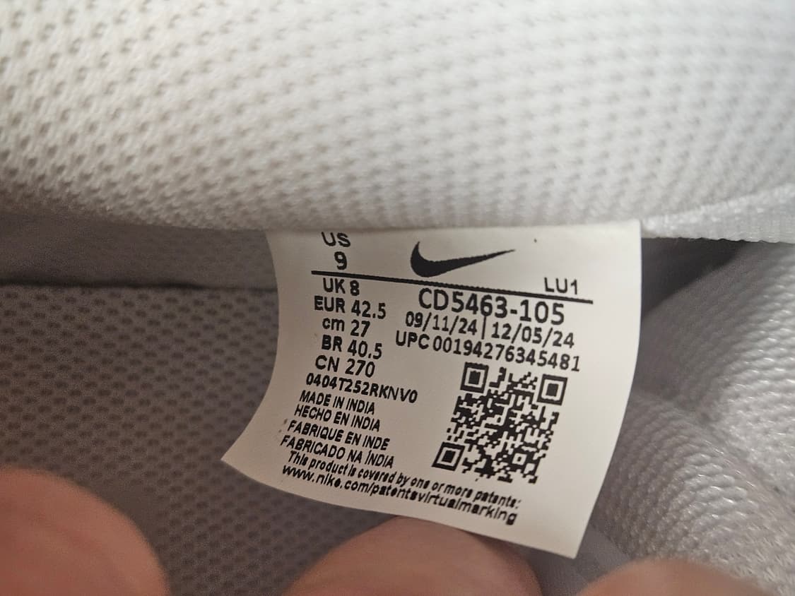 [270]새제품 나이키 코트비전 로우 화이트 검솔 상품이미지7