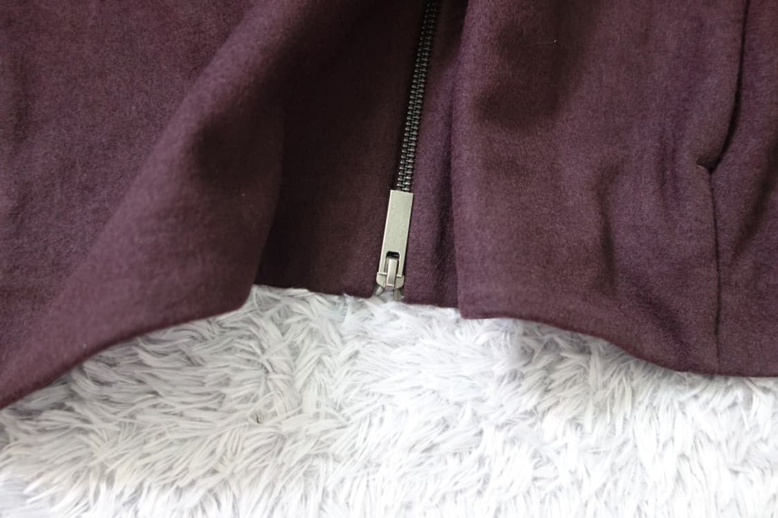 코스 cos 버건디 울 집업 자켓 상품이미지4