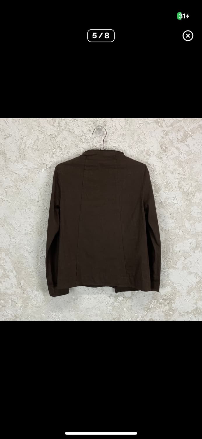 요지 야마모토 애시메트릭 스냅 버틀 컷 오프 자켓 상품이미지3