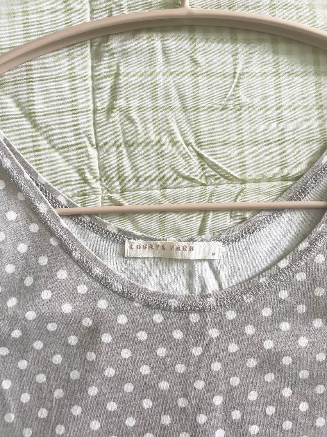 모리걸 빈티지 핀터레스트 도트나시 가디건 set 🤎🤍 상품이미지4