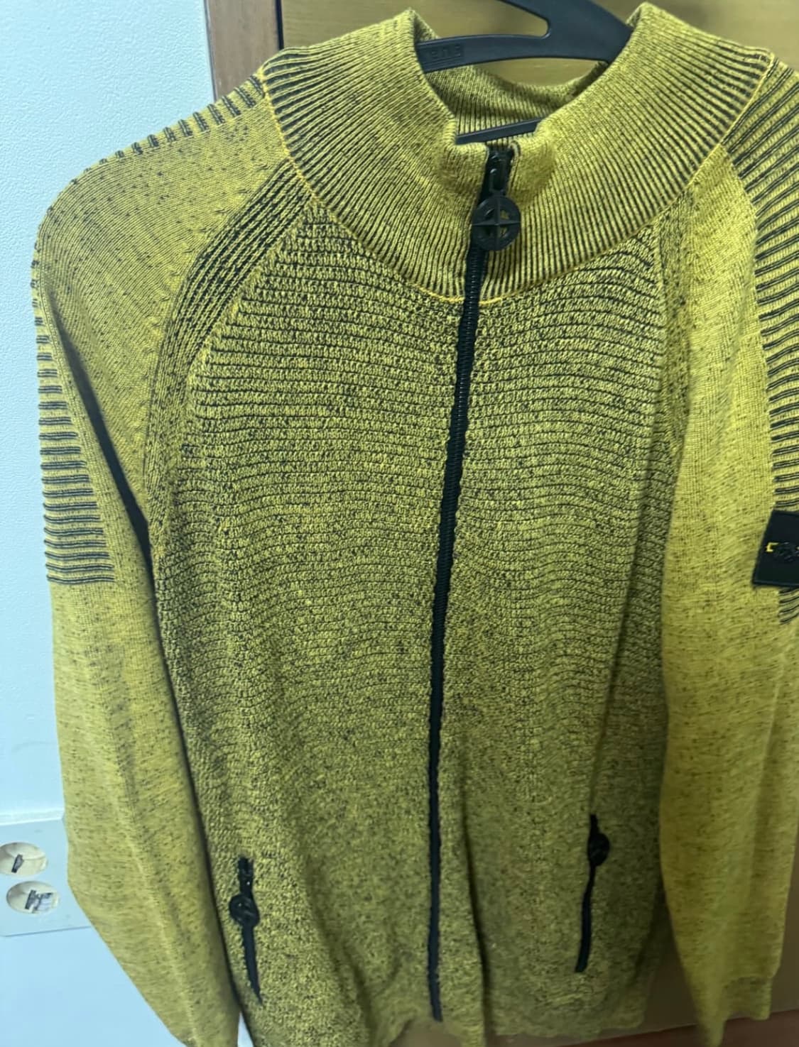 스톤 니트집업 상품이미지1