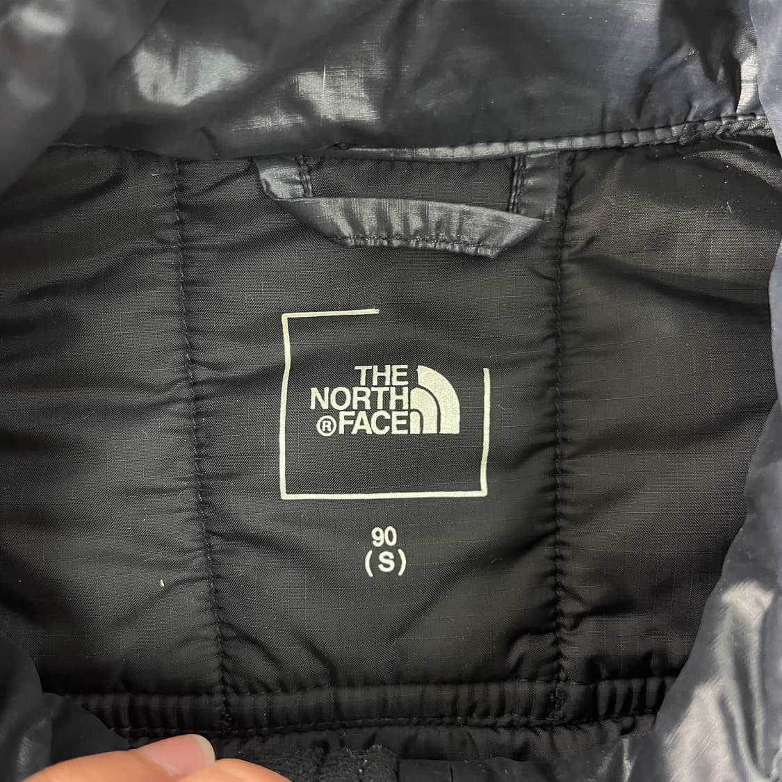 95 노스페이스 퀄팅 유광 푸퍼 패딩 상품이미지3