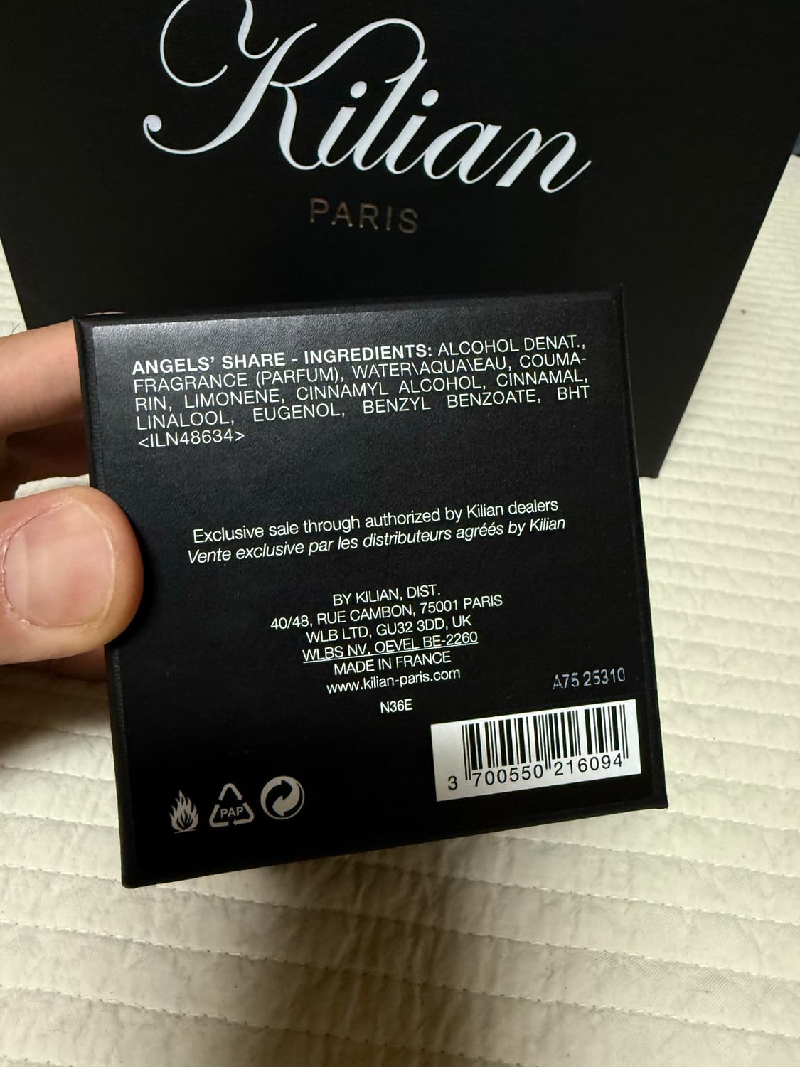 킬리안 엔젤스쉐어 오리지널 50ml 국내백화점 새상품 상품이미지7