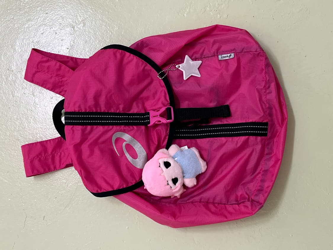 아식스 핫핑크 경량 백팩 🍥 상품이미지3