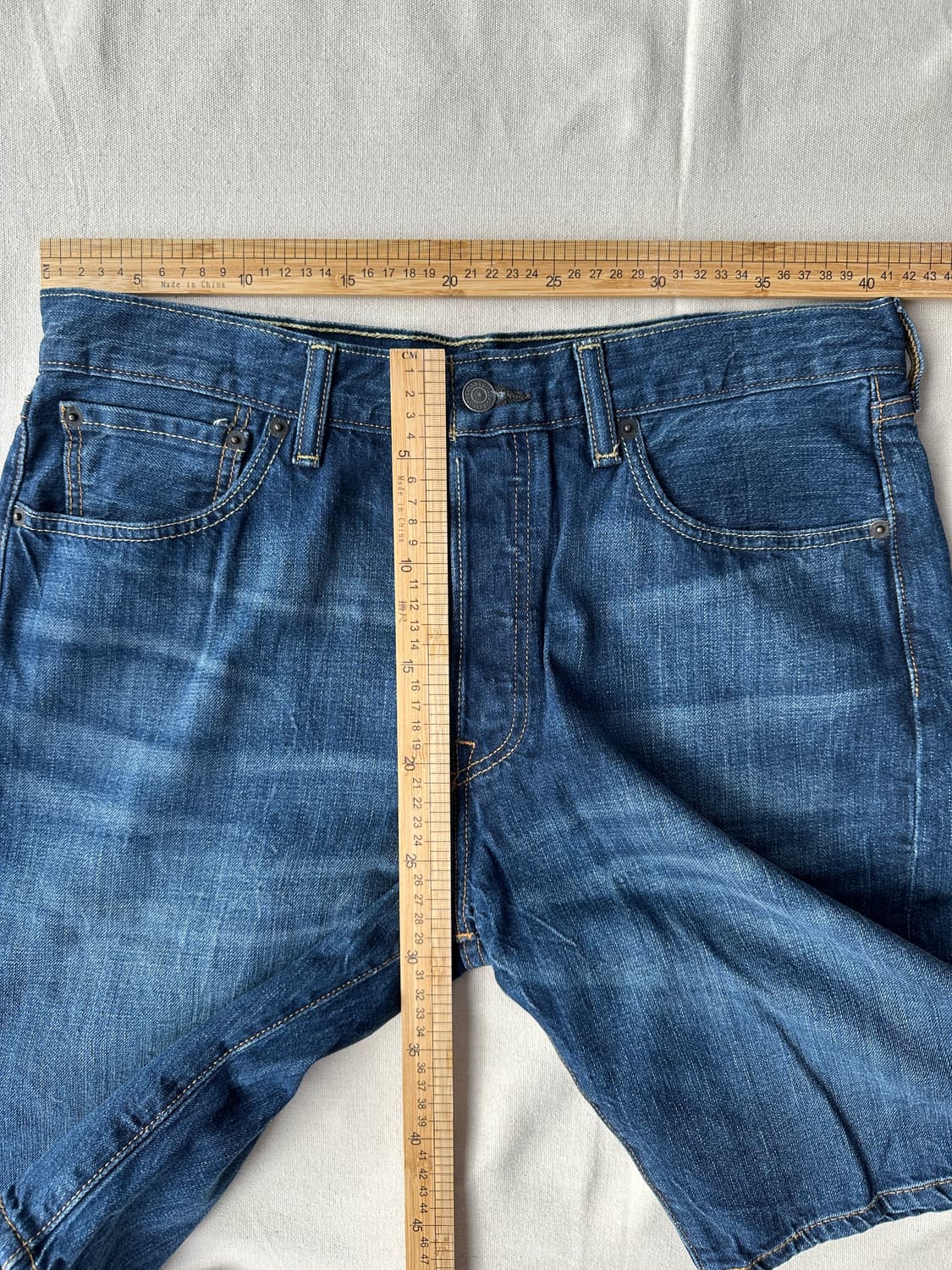 리바이스 501 데님 쇼츠 32 상품이미지6