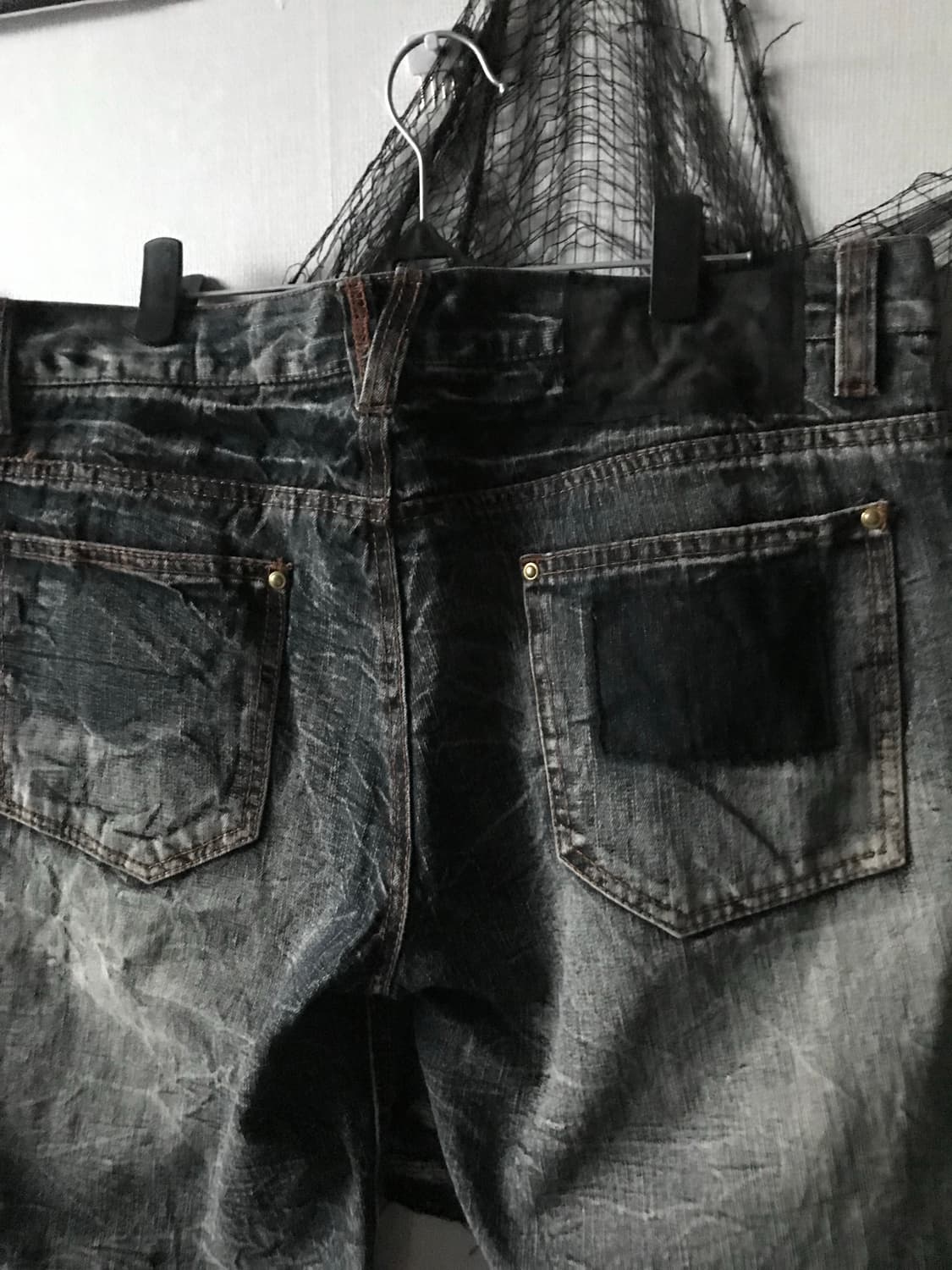 Punk eyelet detailed shorts   상품이미지4
