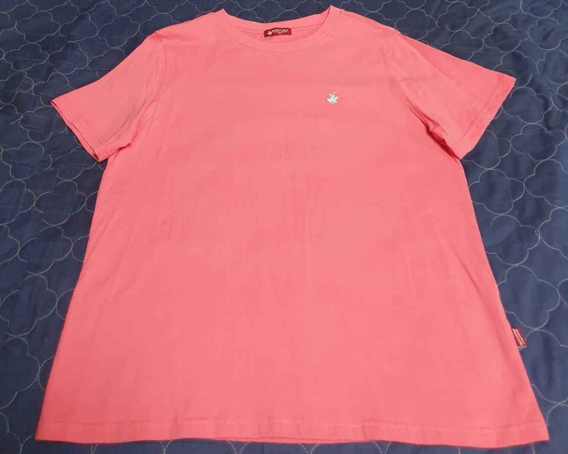 (25ss) 버벌리힐스폴로클럽 우먼 쿨코튼 반팔티 핑크 상품이미지1