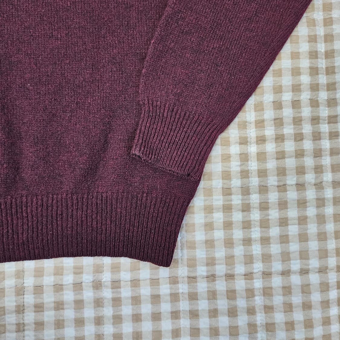 유니클로 울00 브이넥 니트 남자100 상품이미지4