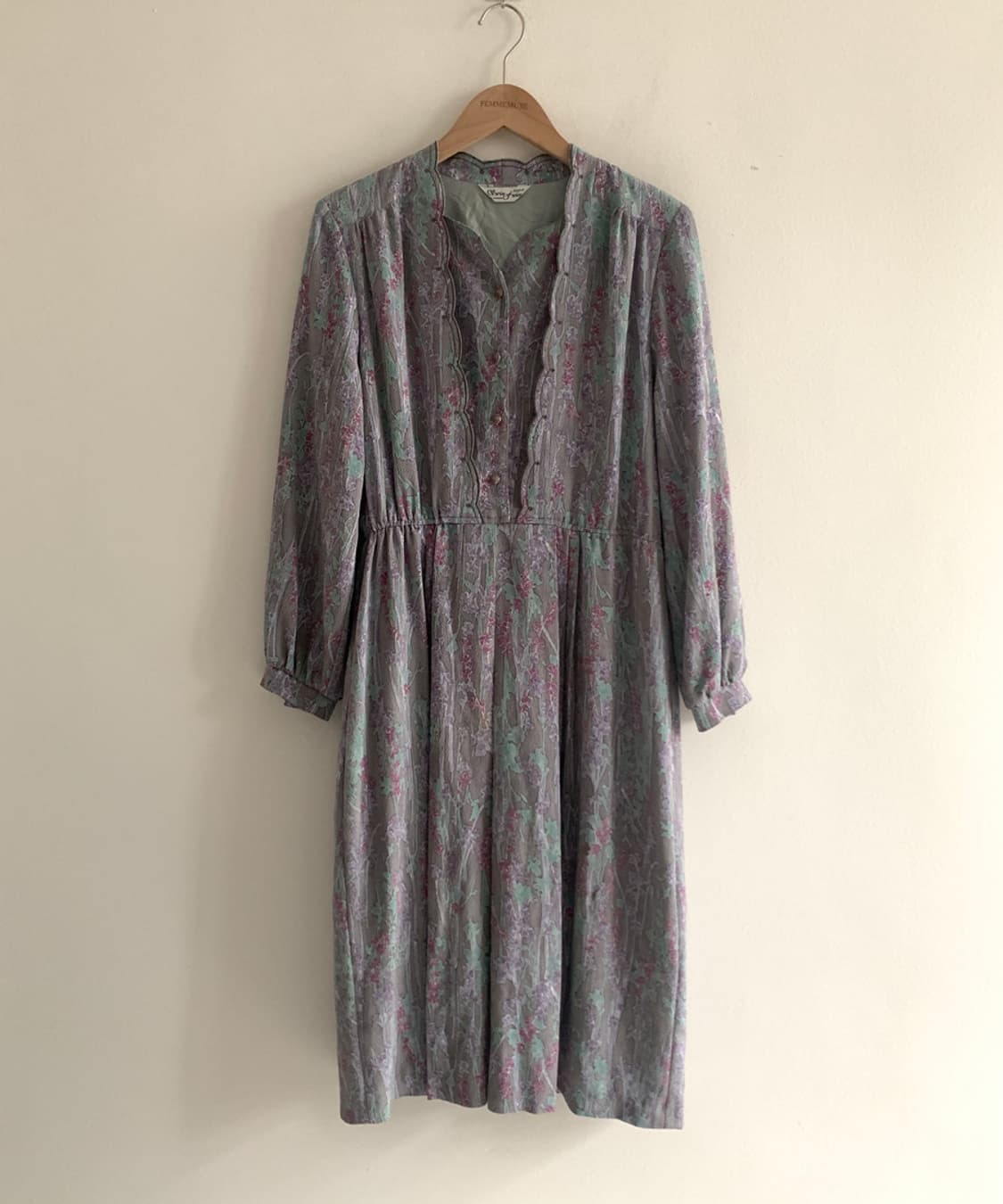 Aurora Frill Collar Jewel Button Dress 상품이미지1