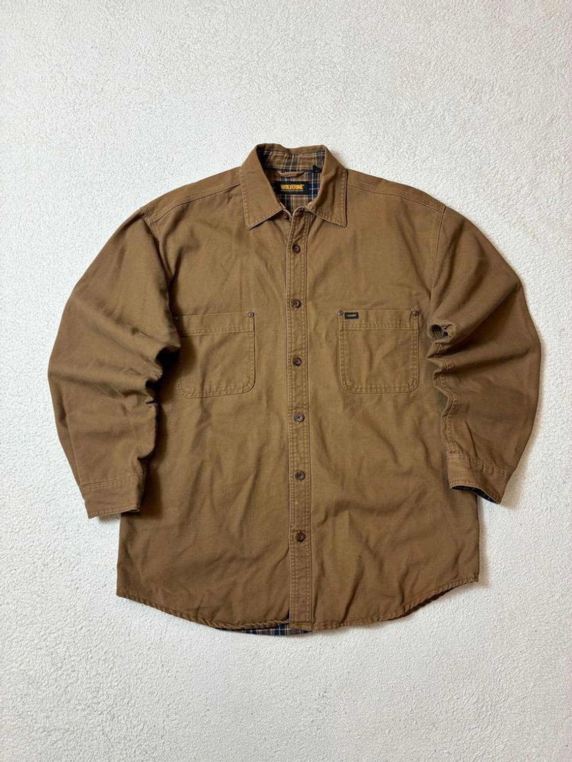 버린 00's 헤비코튼 아메리칸 캐쥬얼 셔츠 PN6913 상품이미지1