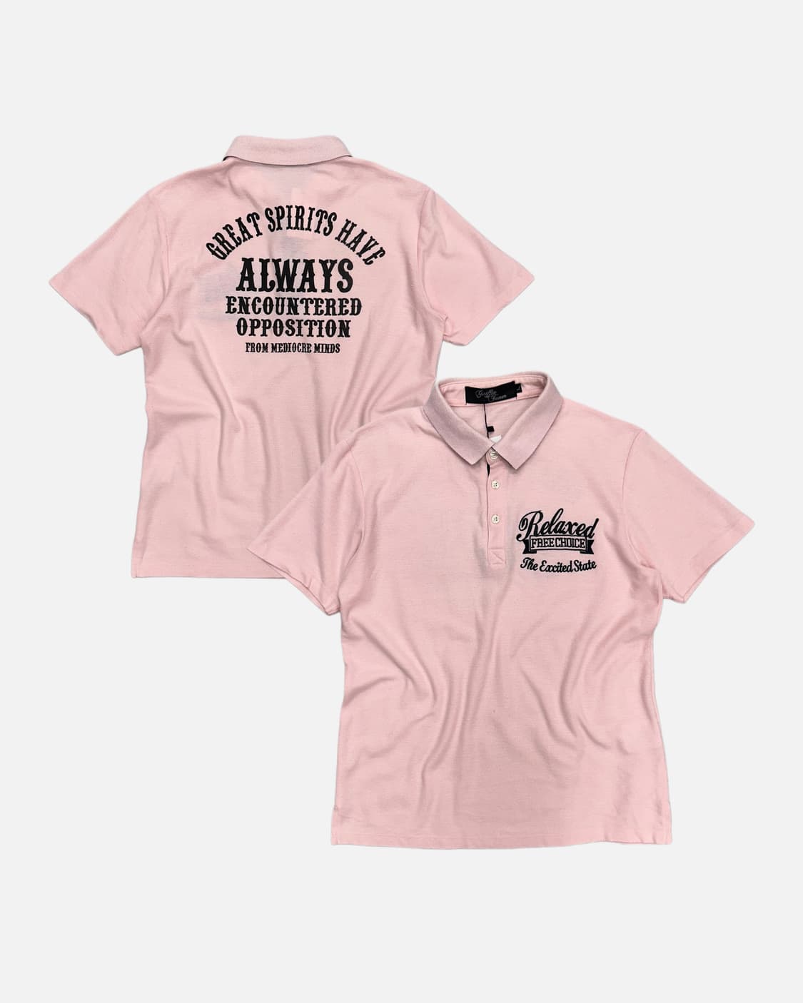 embroidery lettering pink pk t-shirt 상품이미지1