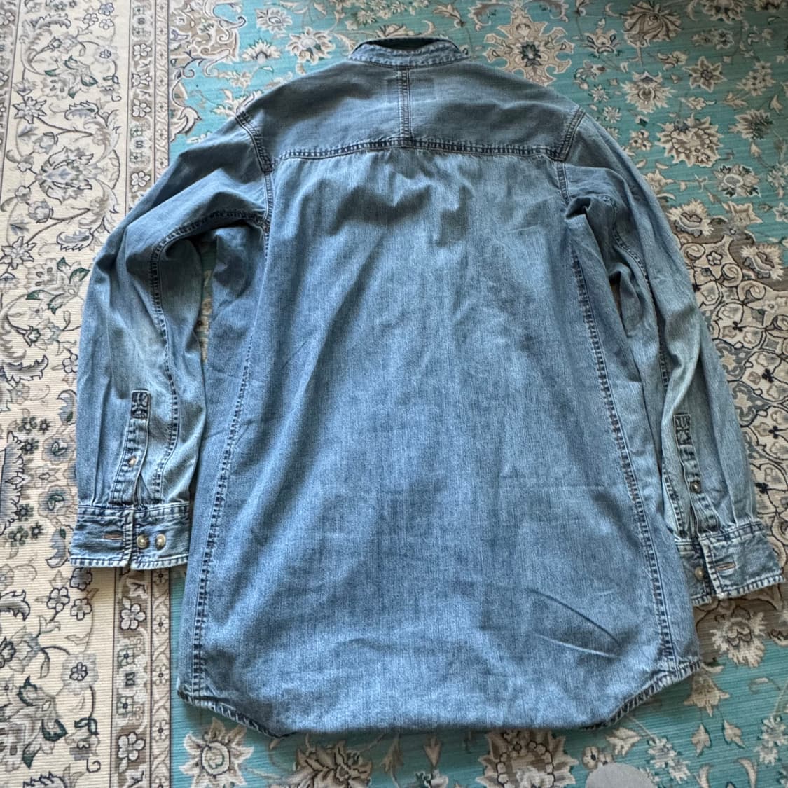 빈티지 랭글러 데님 셔츠 M 상품이미지9