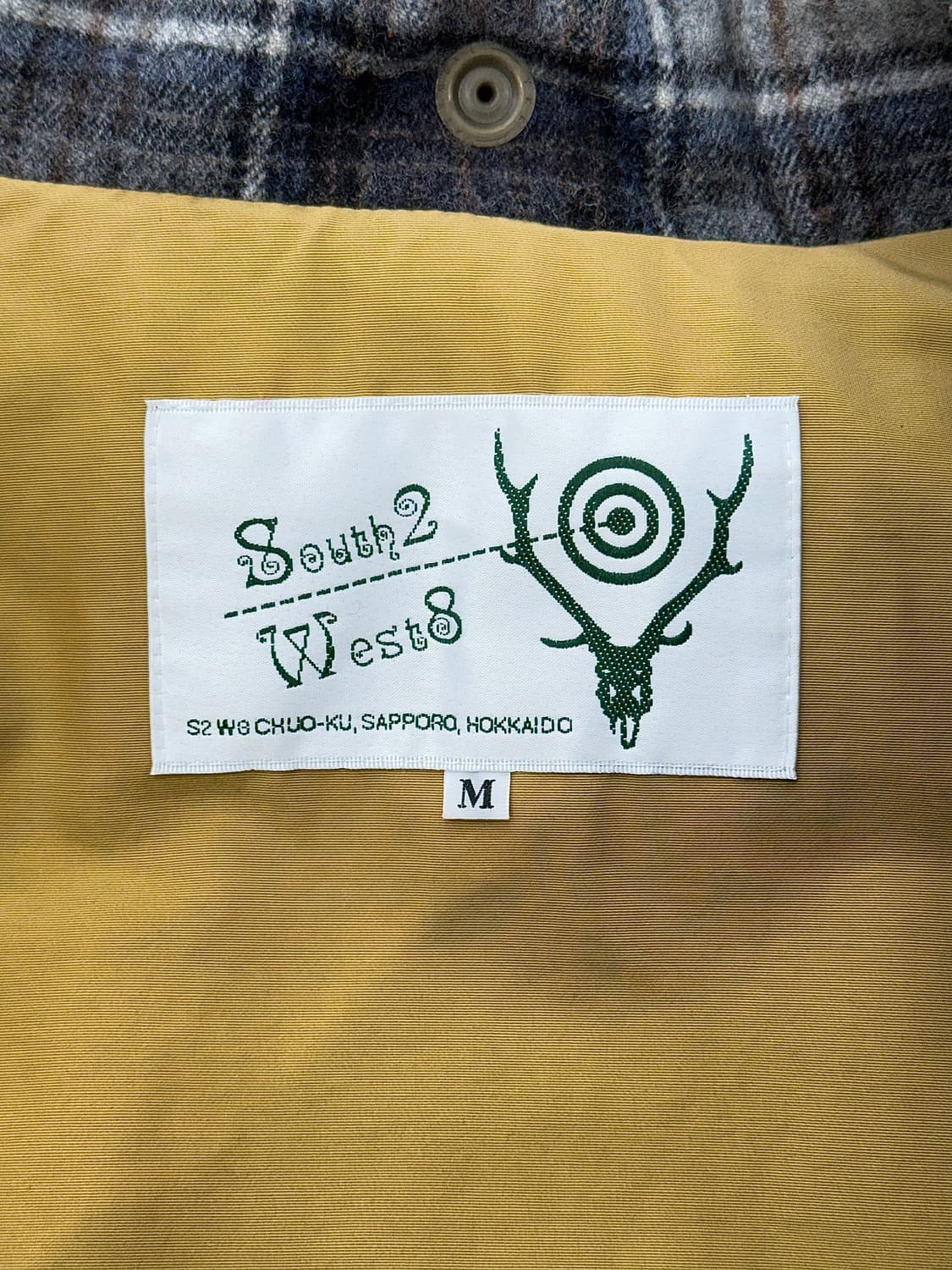 남이서팔 윈드 스토퍼 타탄 체크 히든후디 자켓 상품이미지7