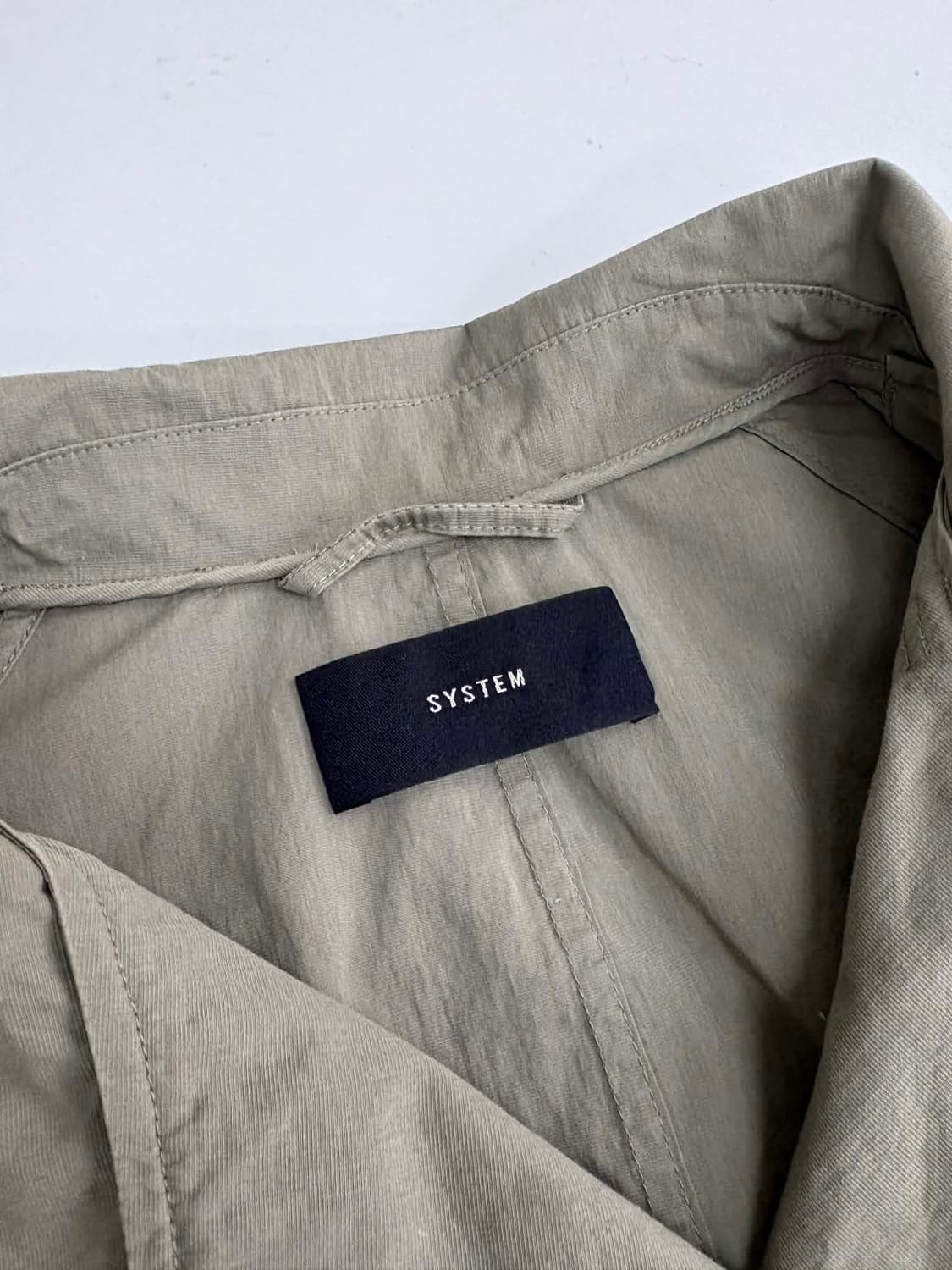 [82] 시스템 SYSTEM 한섬 20년 신형 스탠드 카라 나일론 자켓 상품이미지3