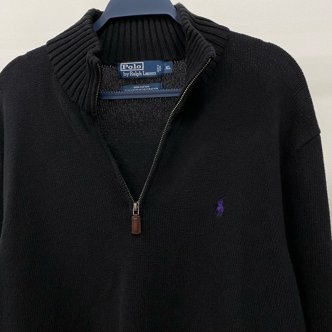 폴로 랄프로렌 반집업 코튼 니트 상품이미지3