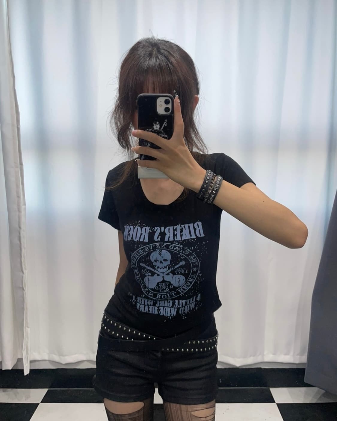 🎸블랙 타이트 티셔츠🎸 상품이미지1
