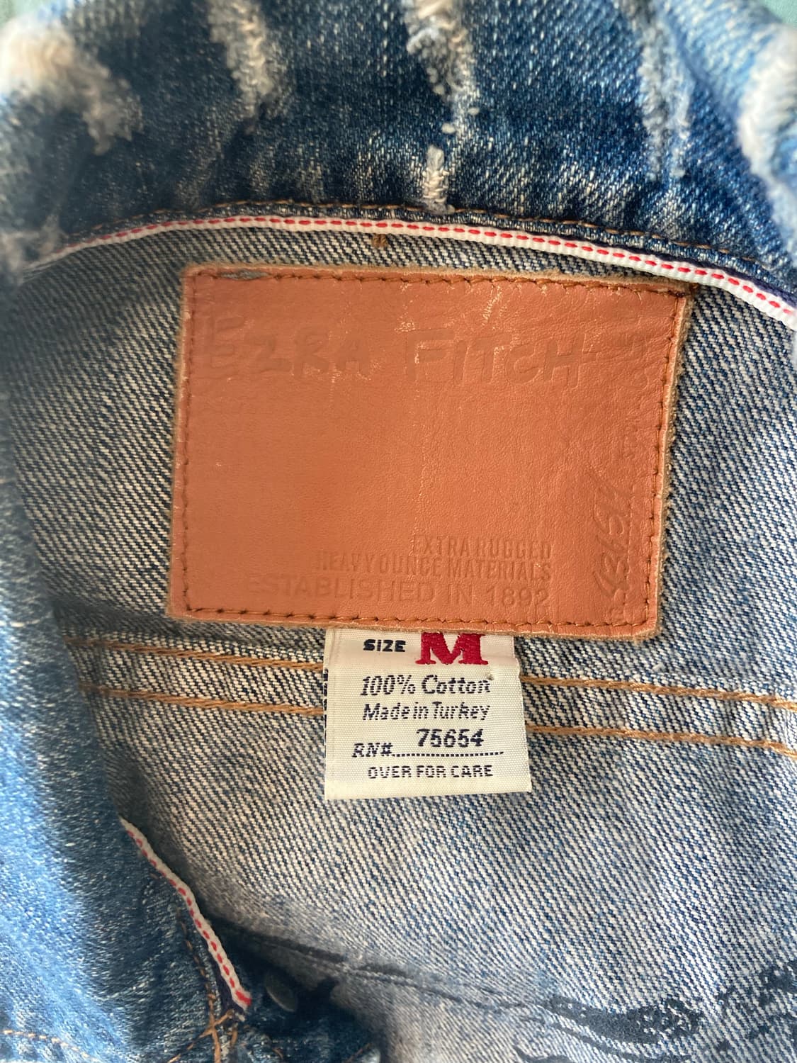 Ezra Fitch 데님 자켓 상품이미지2