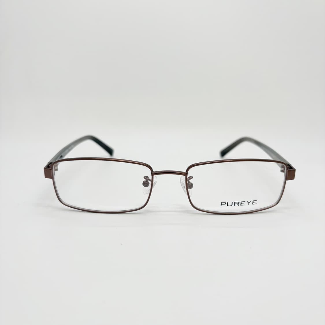 PUREYE 브라운 슬림 스퀘어 메탈테 상품이미지3