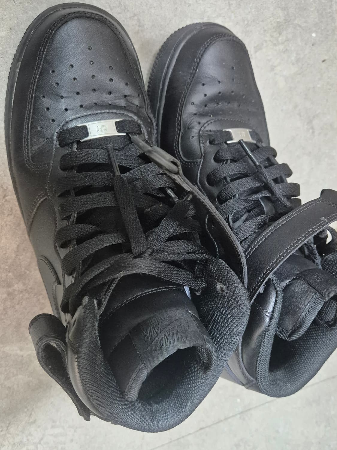 나이키 에어포스 블랙 하이 상품이미지2