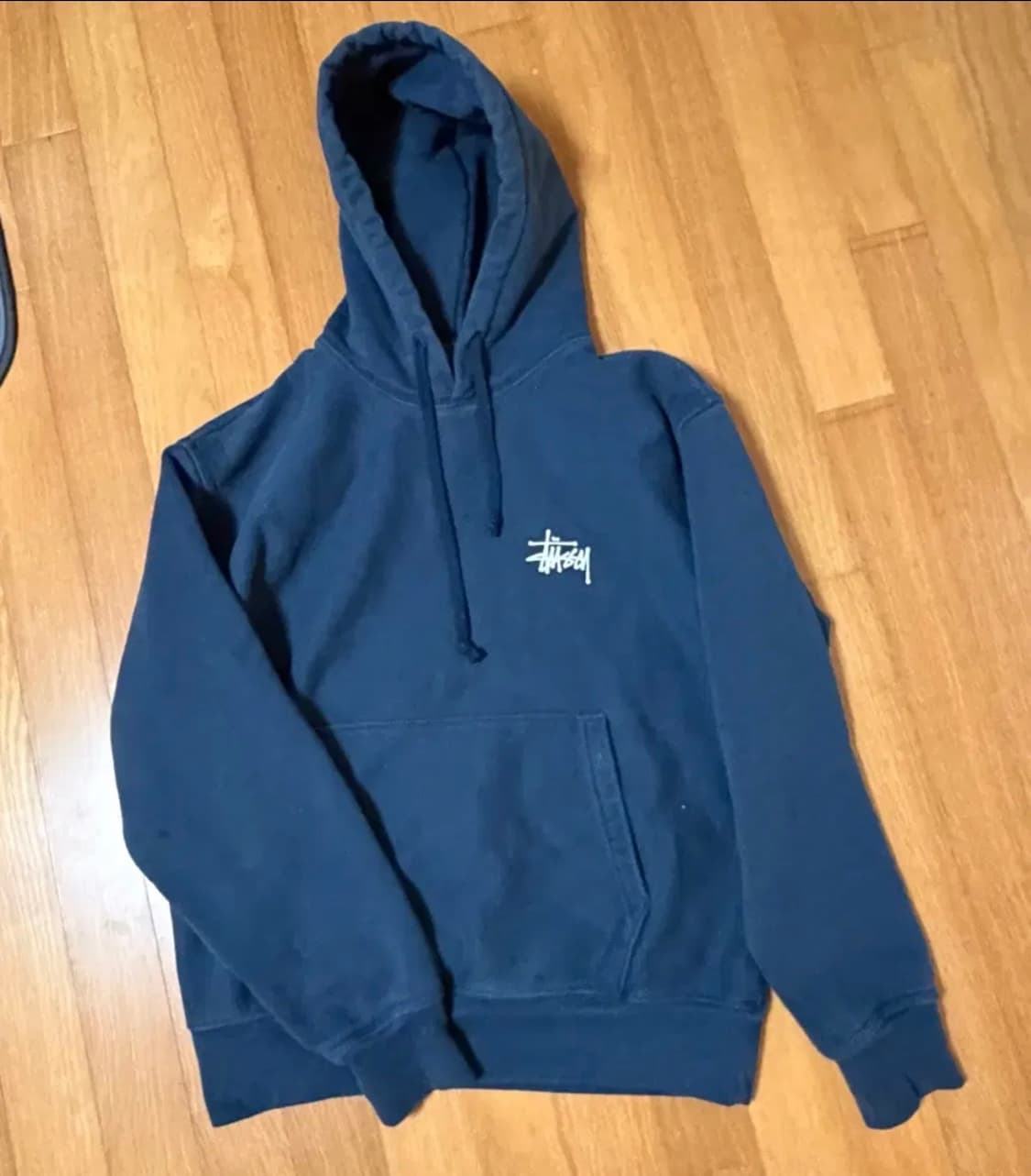 스투시 후드티 네이비 S 상품이미지1