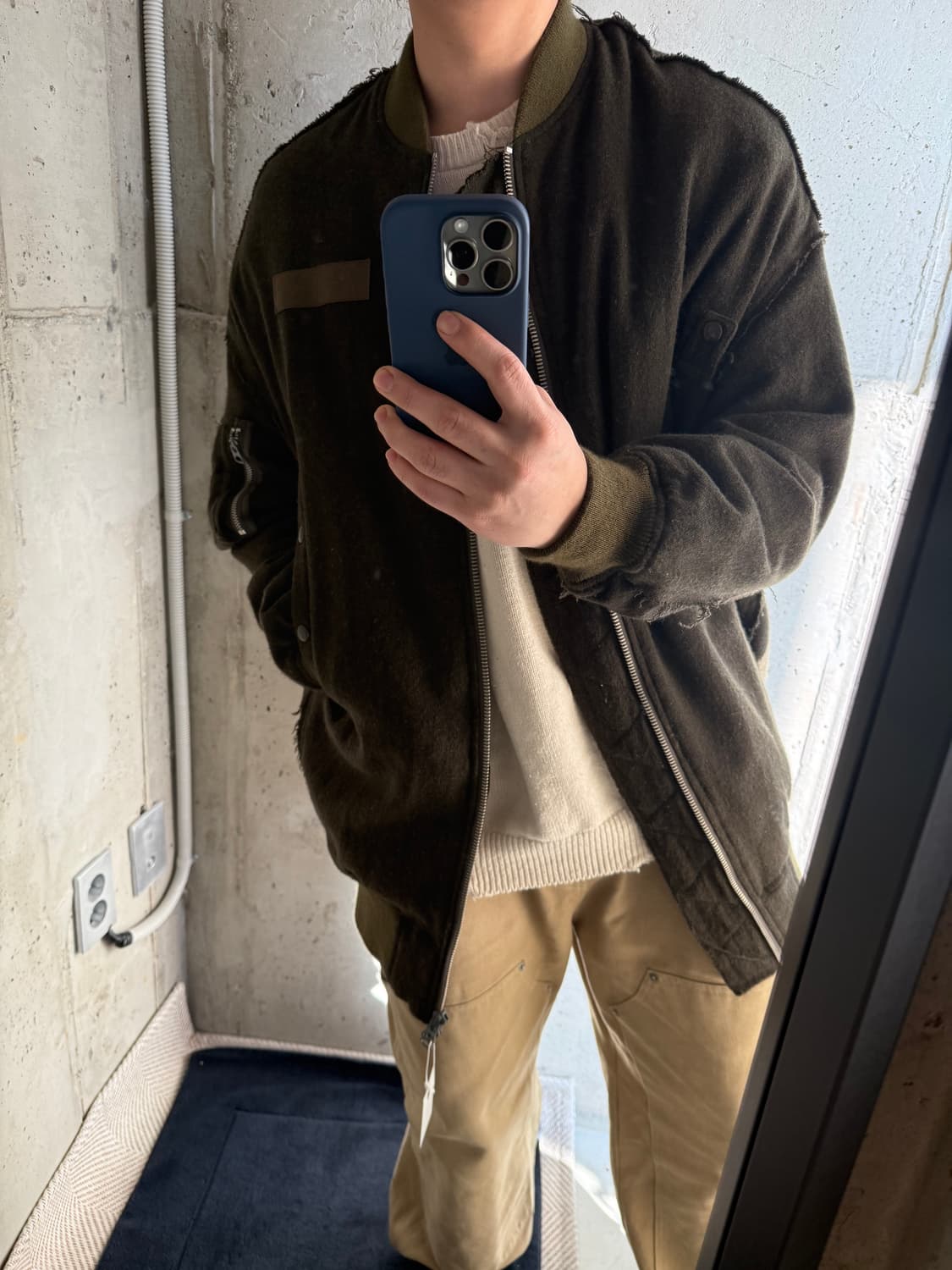 R13 알써틴 봄버 자켓 상품이미지3