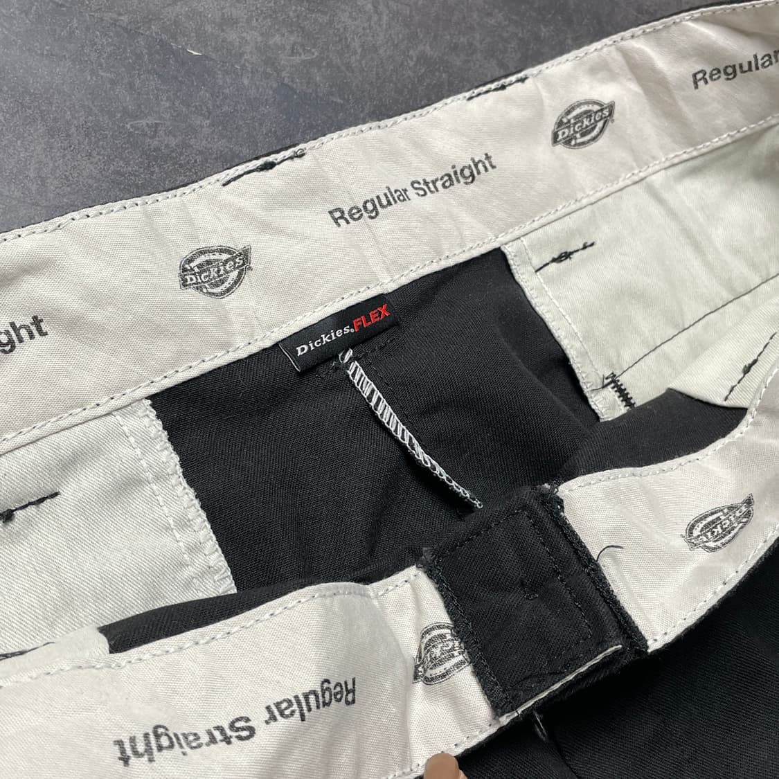 DICKIES 디키즈 블랙 레귤러 스트레이트핏 카고 워크팬츠 A00965 상품이미지9