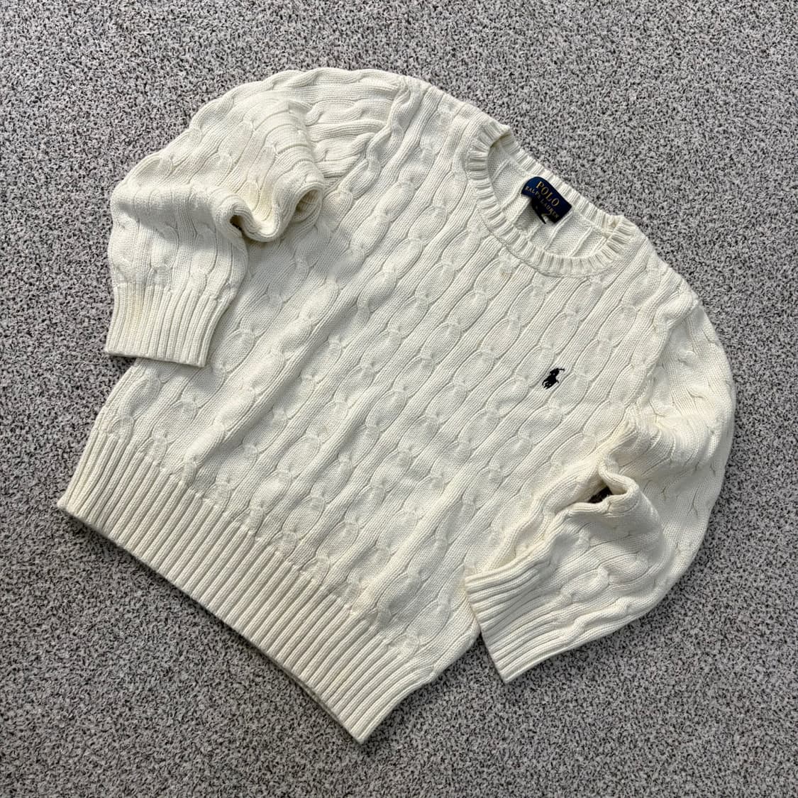 6 폴로 랄프로렌 키즈 케이블 니트 긴팔 0421J 상품이미지1