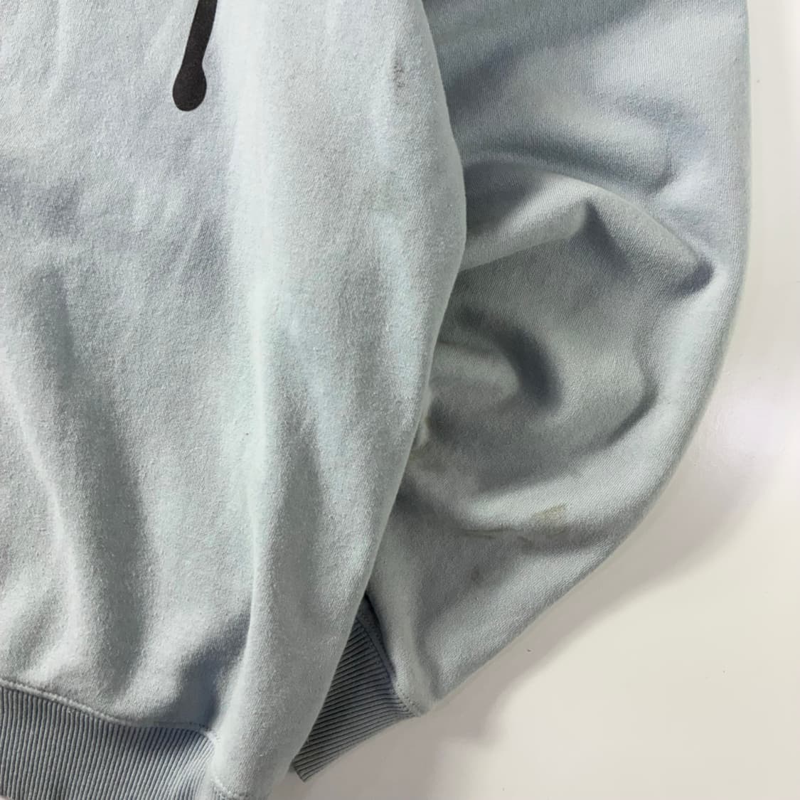 Stussy  스투시 베이직 피그먼트 다이드 라이트블루 후드티  상품이미지4