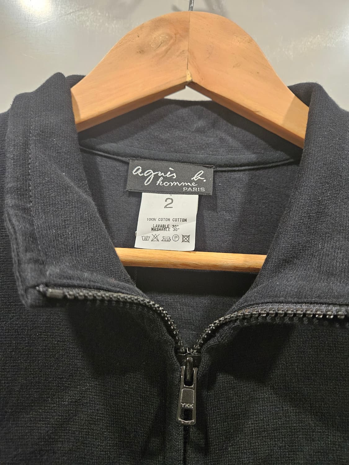 아네스베 블랙 집업 자켓 상품이미지2