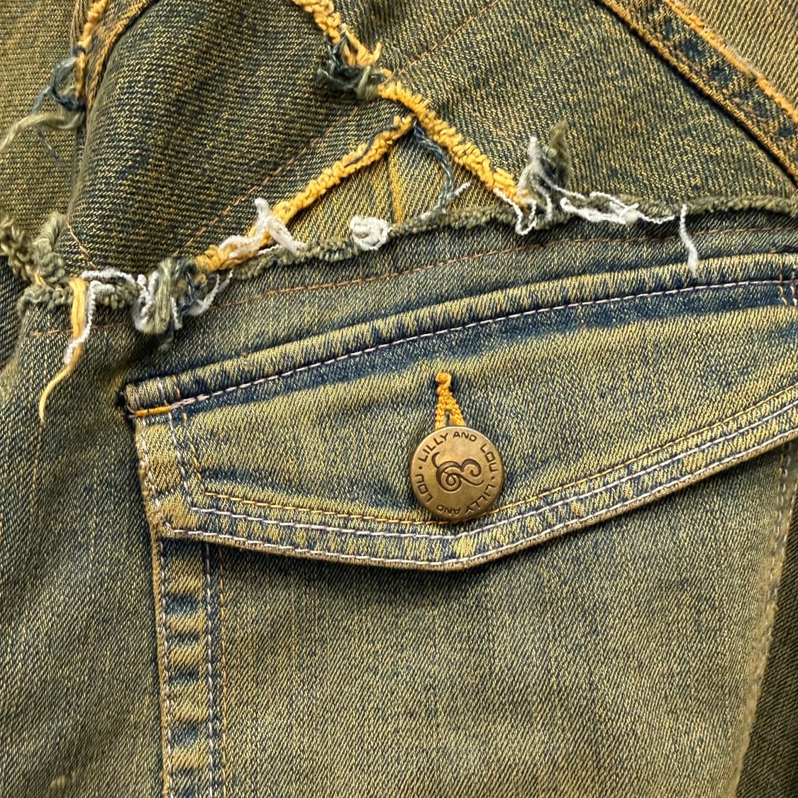 Vintage Rework Patch Crop Jacket 상품이미지4