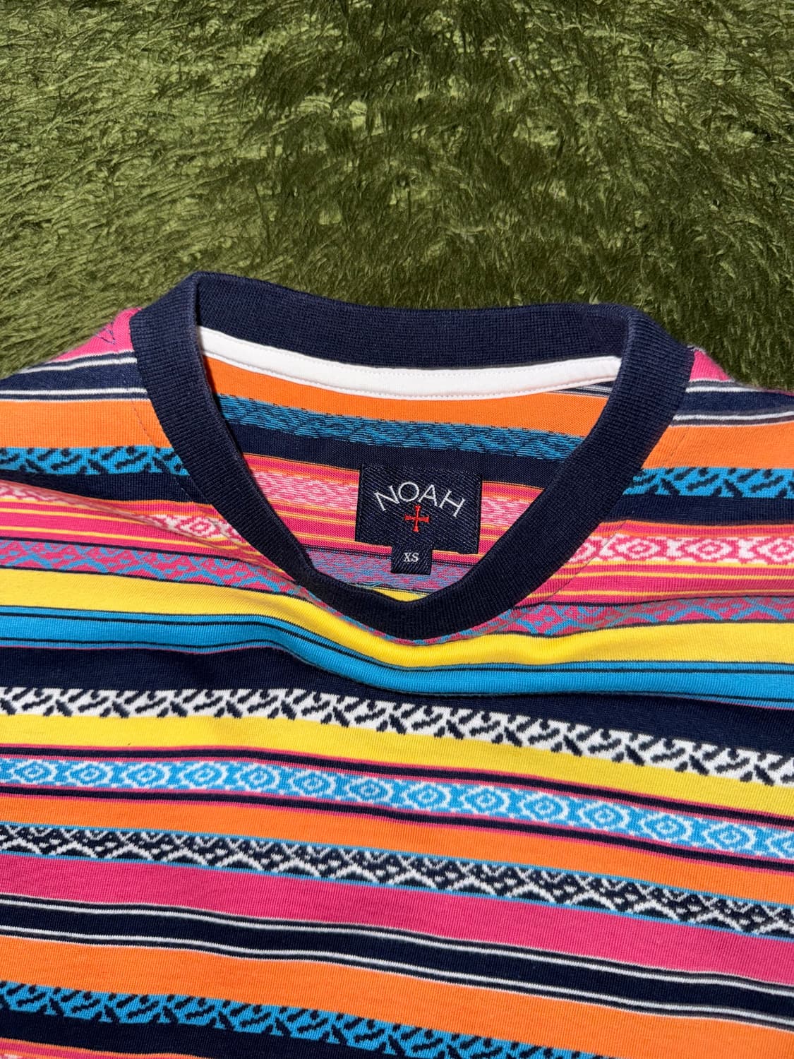 NOAH 노아 20SS 자카드 컬렉션 그래픽 스트라이프 티셔츠 상품이미지3