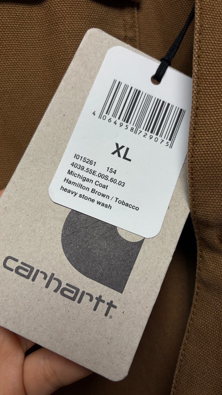 칼하트 미시간 초어 자켓 헤비스톤워시 xl 상품이미지5