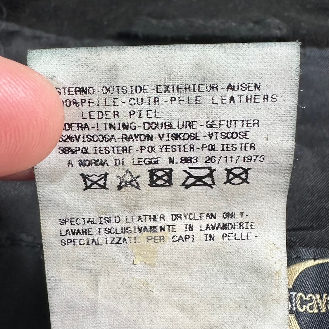 저스트카발리 블랙 스웨이드 블레이저 상품이미지7