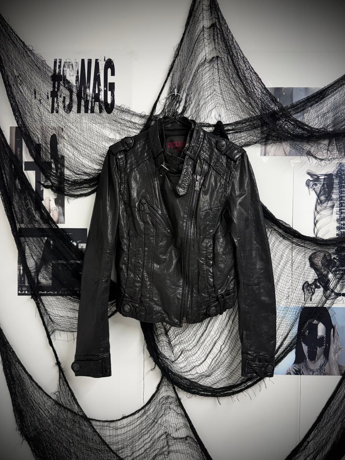 Buckaroo detailed leather jacket 상품이미지4