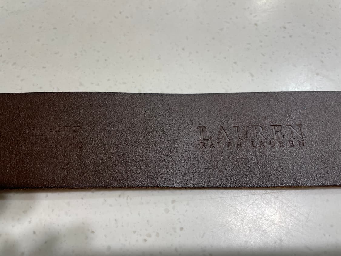 [M] RALPH LAUREN 랄프로렌 버클 레더 벨트 상품이미지2