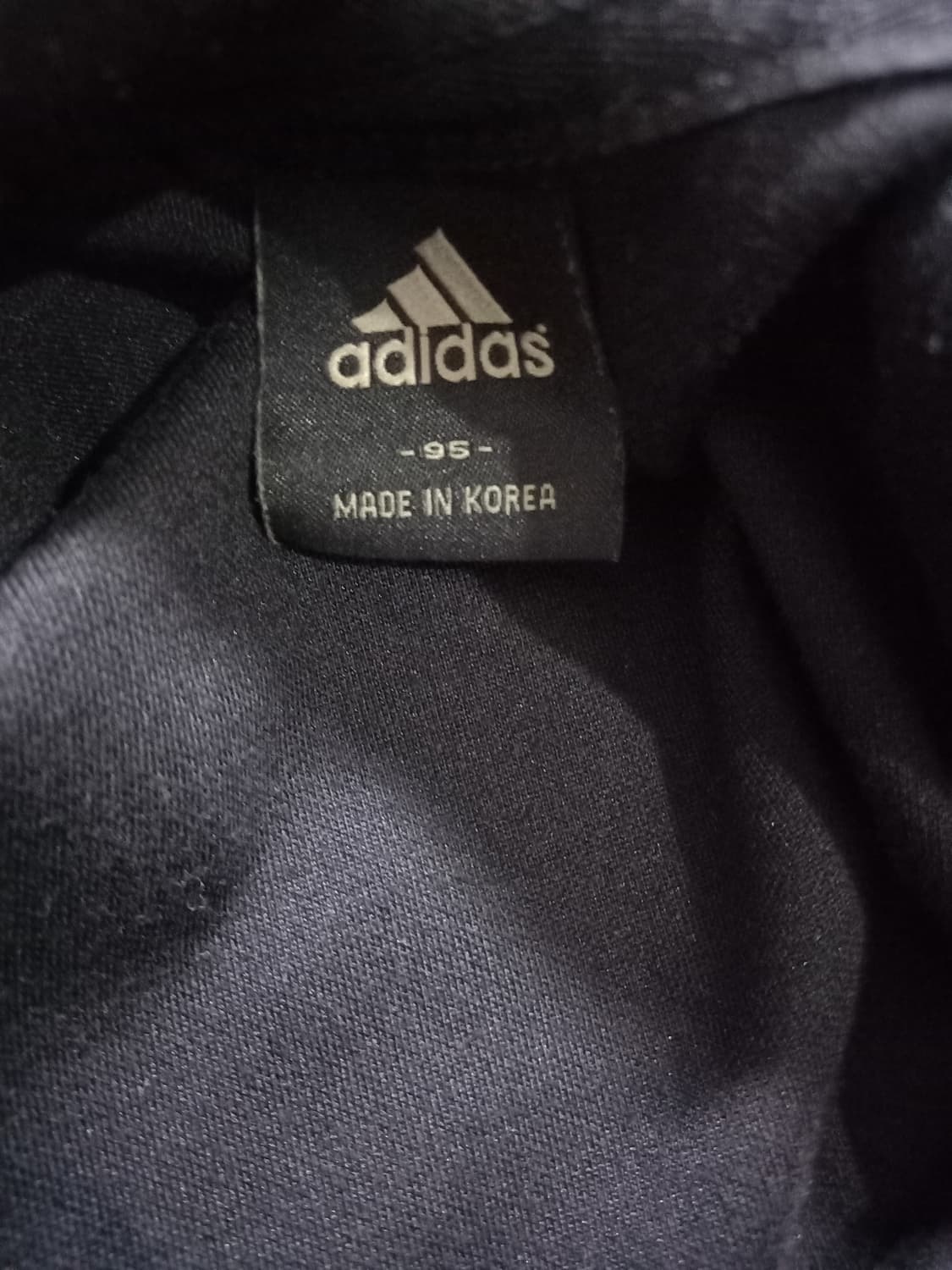 아디다스 블랙 검하 스카이블루 트랙탑 저지 져지집업 90~95 상품이미지4