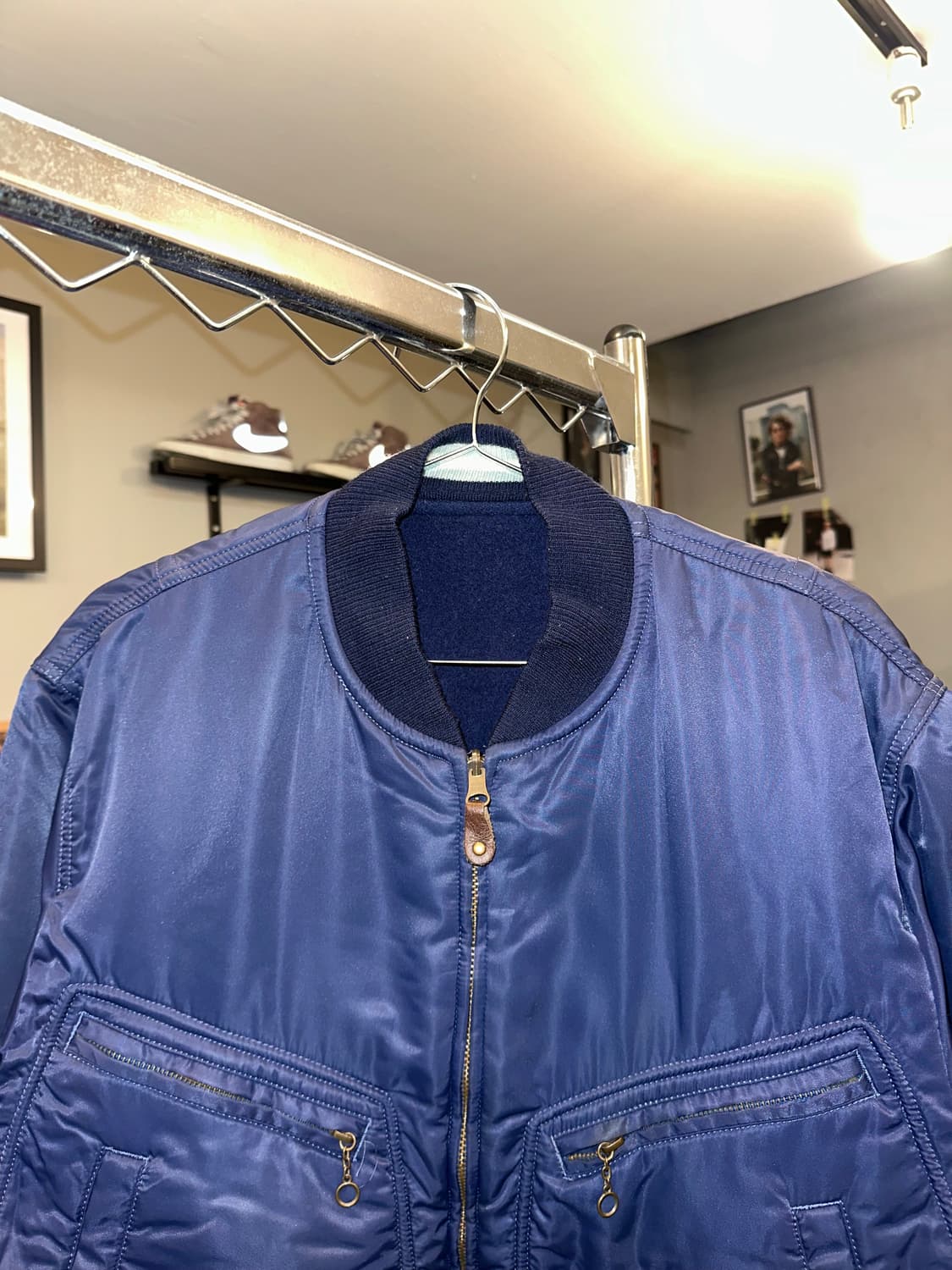 90‘s Men’s Ba-Tsu reversible bomber JK 상품이미지4