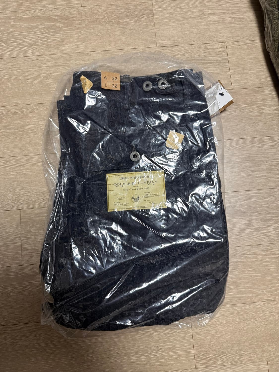 RRL 리미티드 인디고 헤링본 32x32 상품이미지1