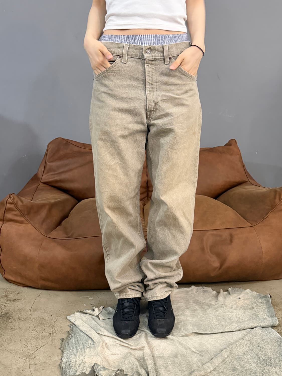 90‘s MADE IN USA 🇺🇸  리바이스 550 테이퍼드핏 상품이미지5
