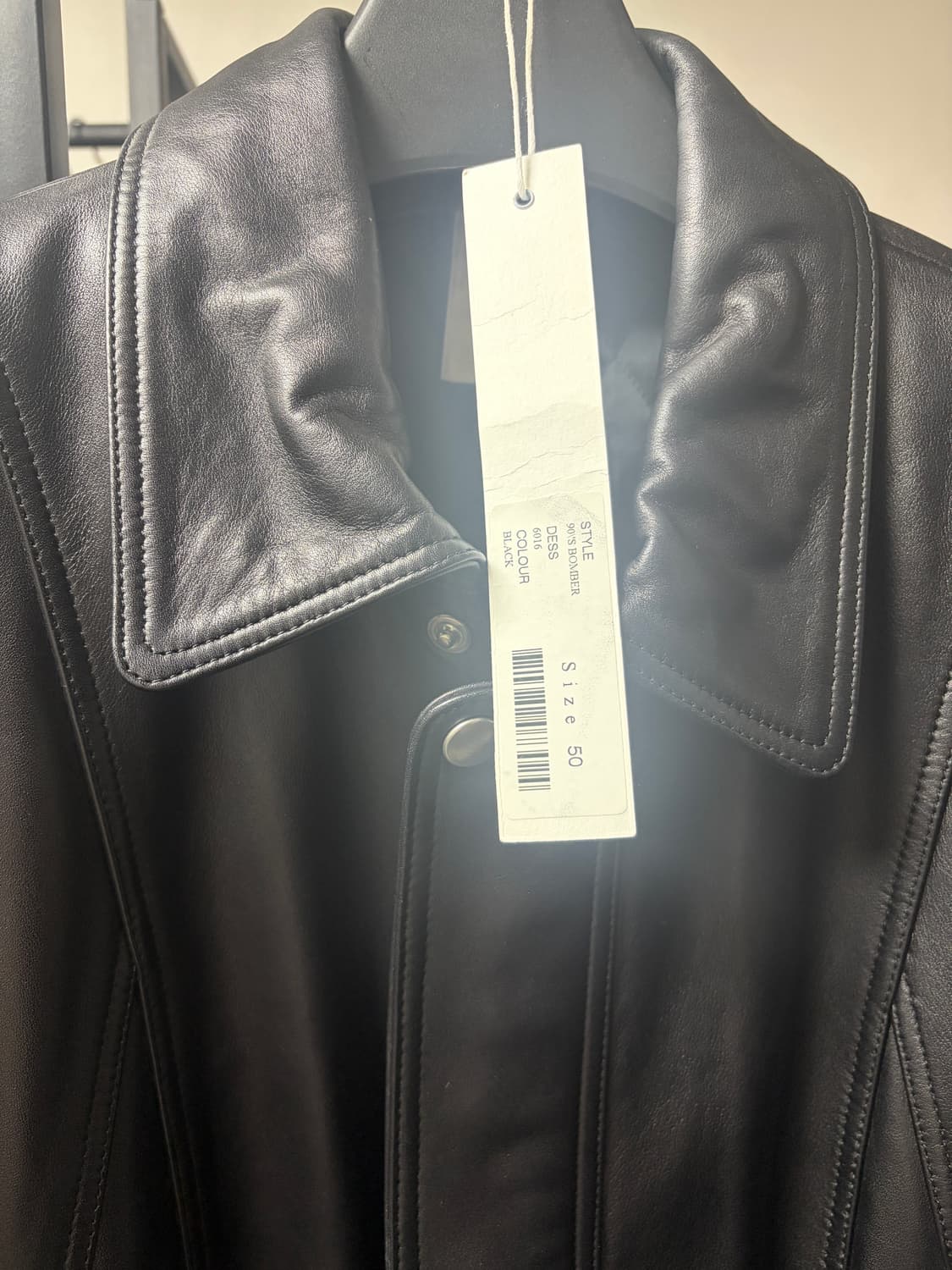 선플라워 90S 레더 봄버 자켓 50 상품이미지2