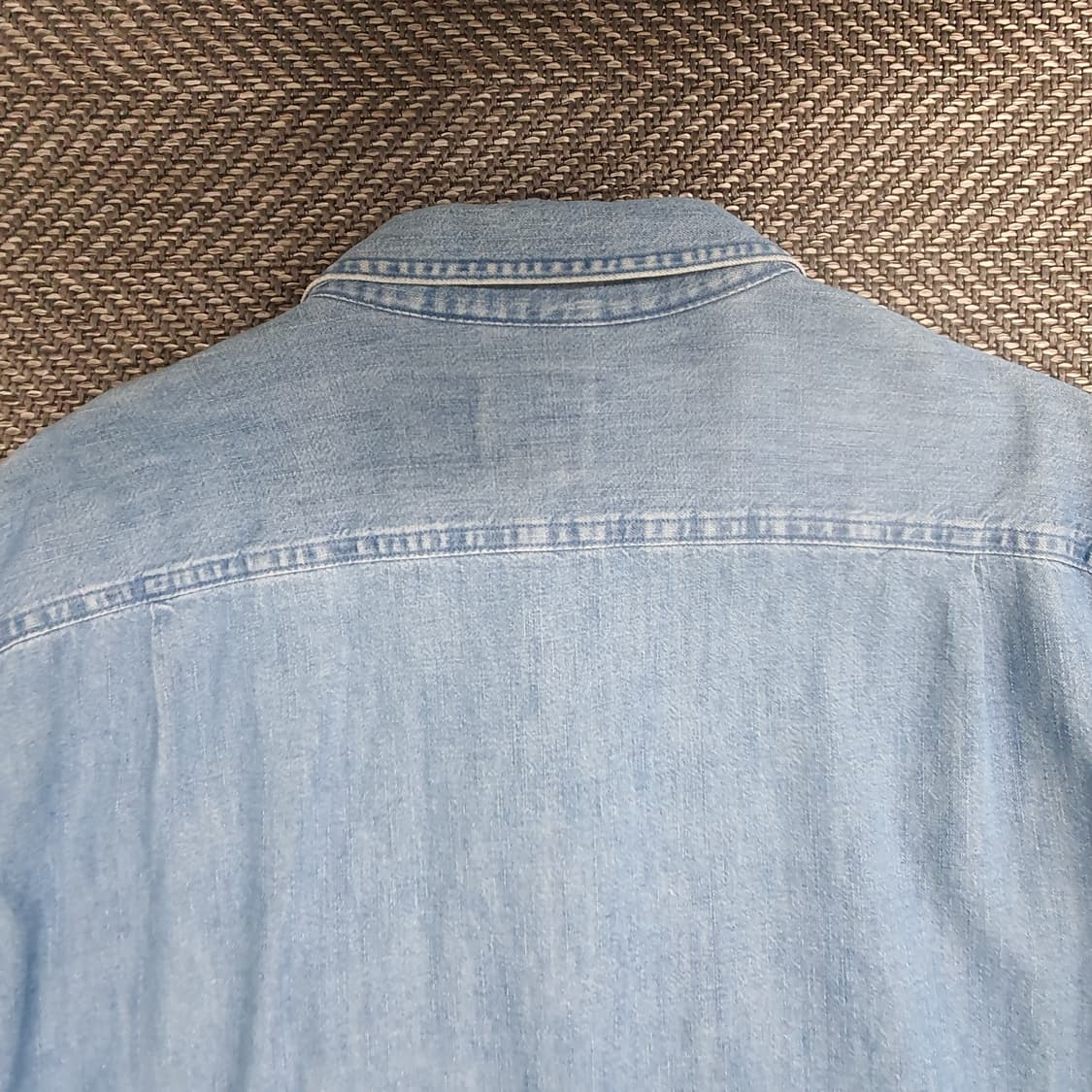 아메리칸이글 투톤 데님 청남방 남자105 상품이미지6