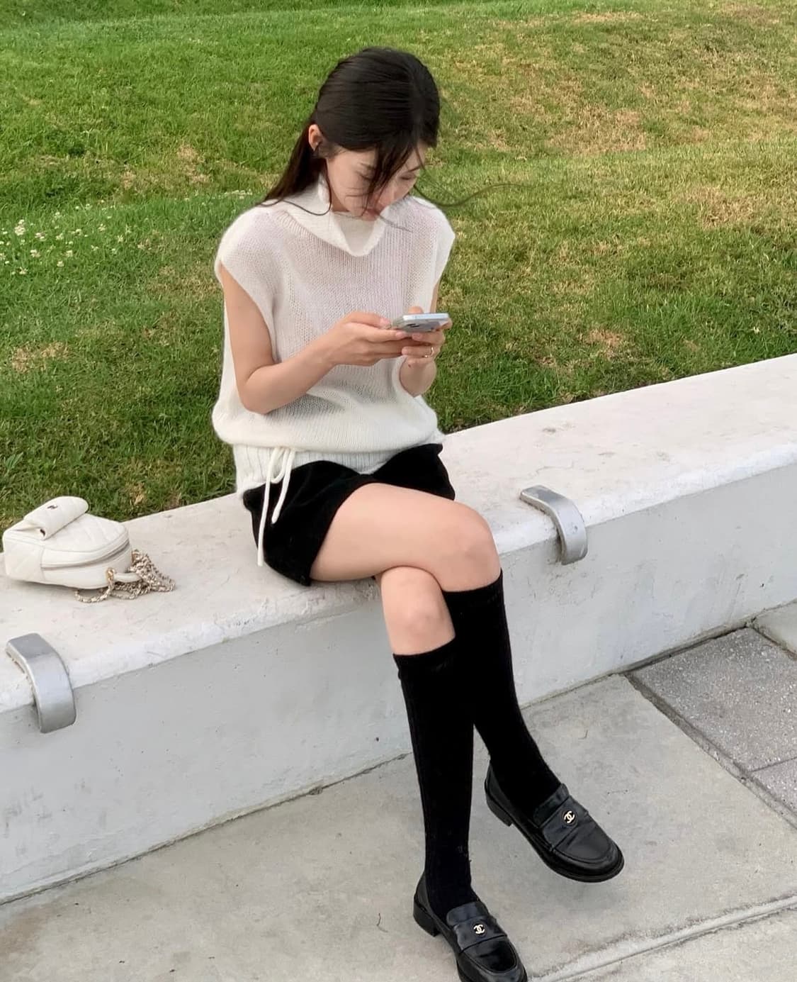 윤슬샵, 에어 터틀넥 베스트, 아이보리 상품이미지2